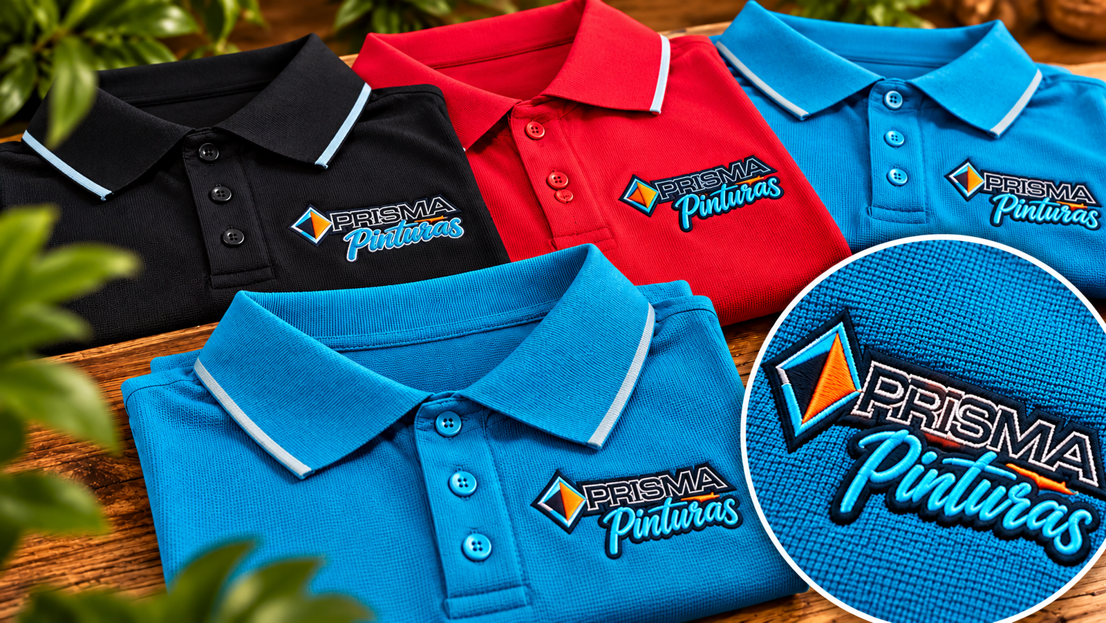 Polos personalizados bordados